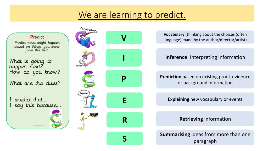 we are learning to predict