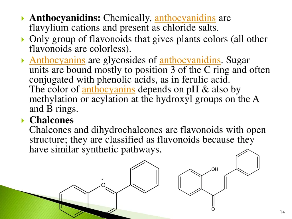 anthocyanidins chemically anthocyanidins