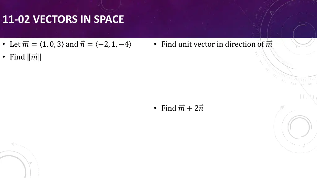 11 02 vectors in space 3