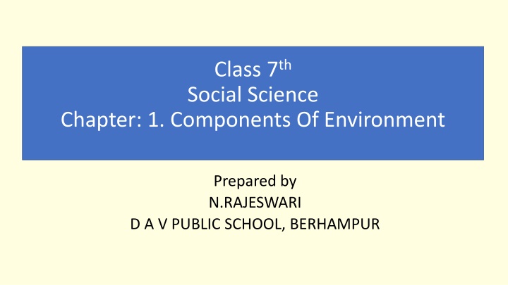 class 7 th social science