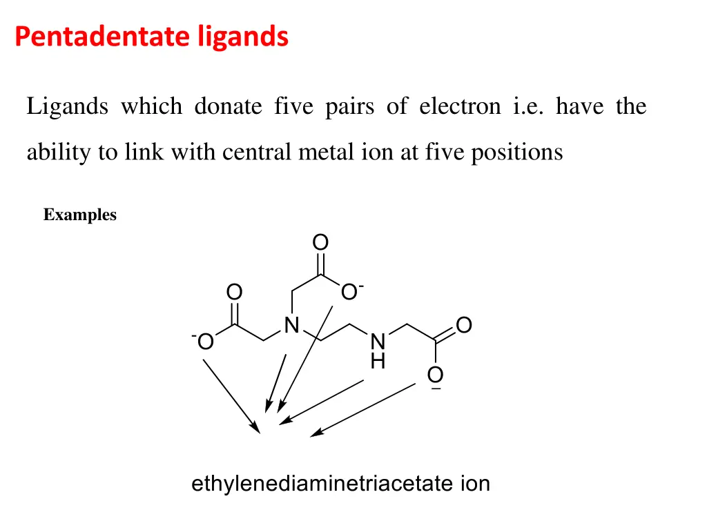 pentadentate ligands