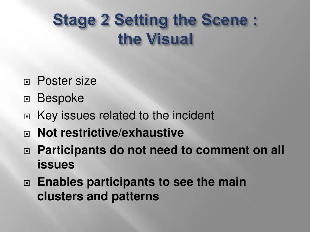 poster size bespoke key issues related 1