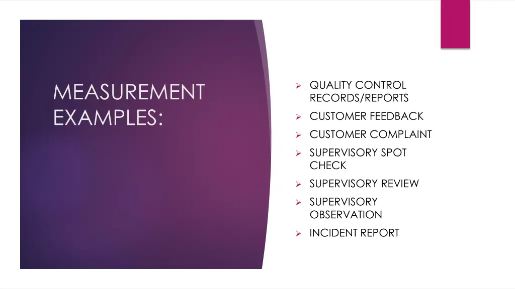 measurement examples