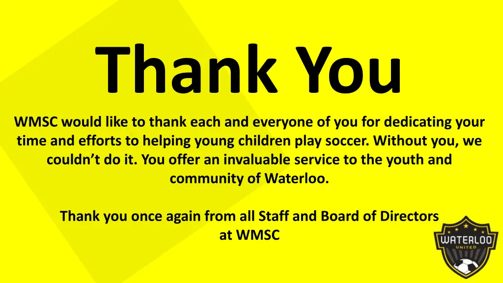 thank you wmsc would like to thank each