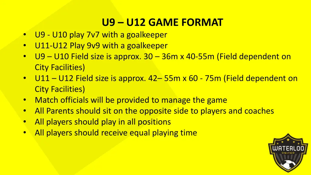 u9 u12 game format