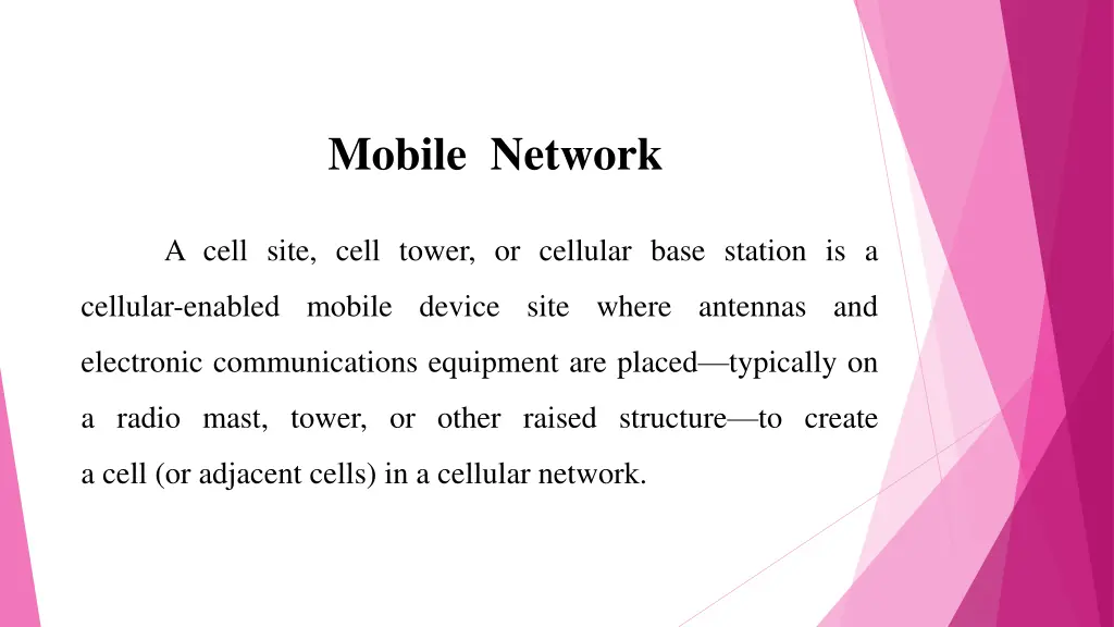 mobile network