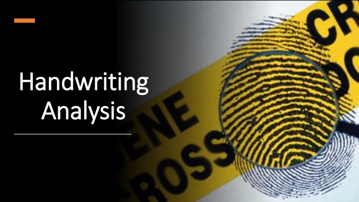 handwriting handwriting analysis analysis