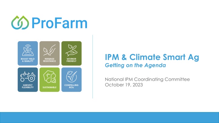 ipm climate smart ag getting on the agenda