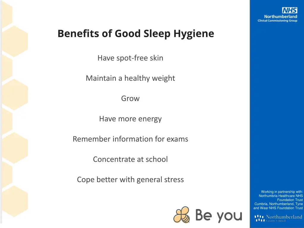 benefits of good sleep hygiene