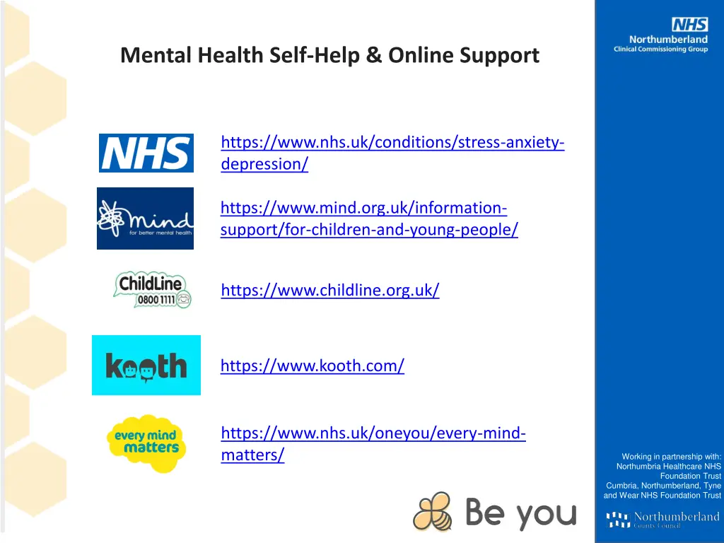 mental health self help online support