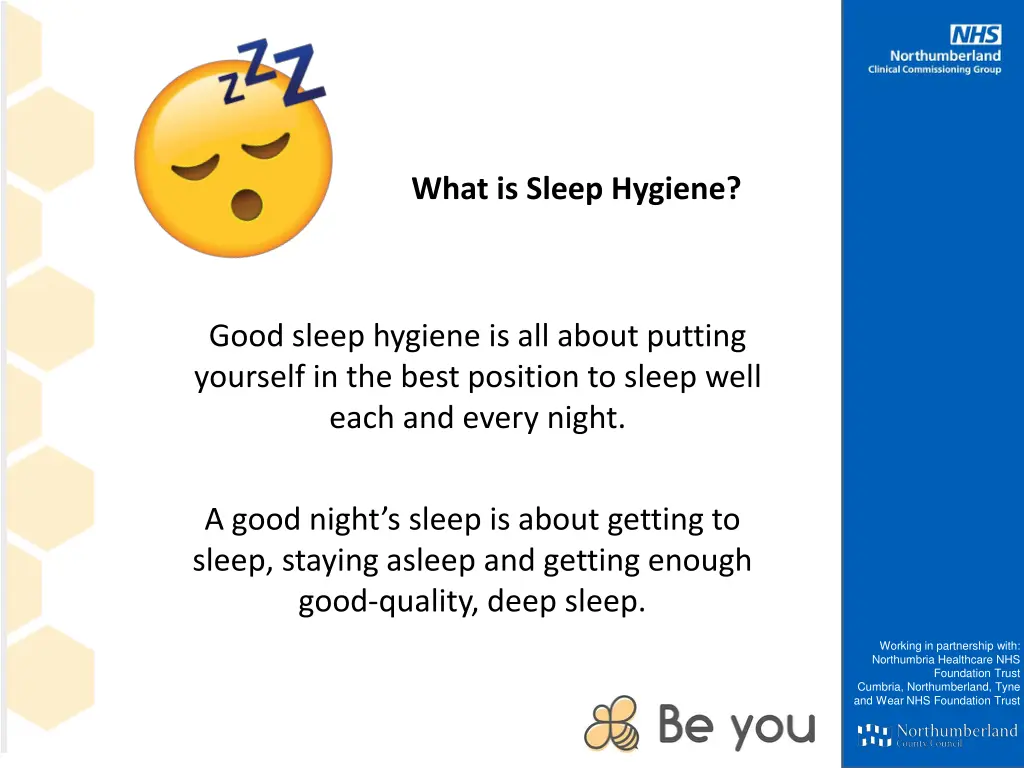 what is sleep hygiene