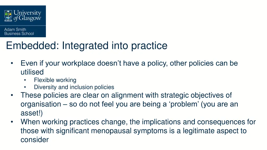 embedded integrated into practice