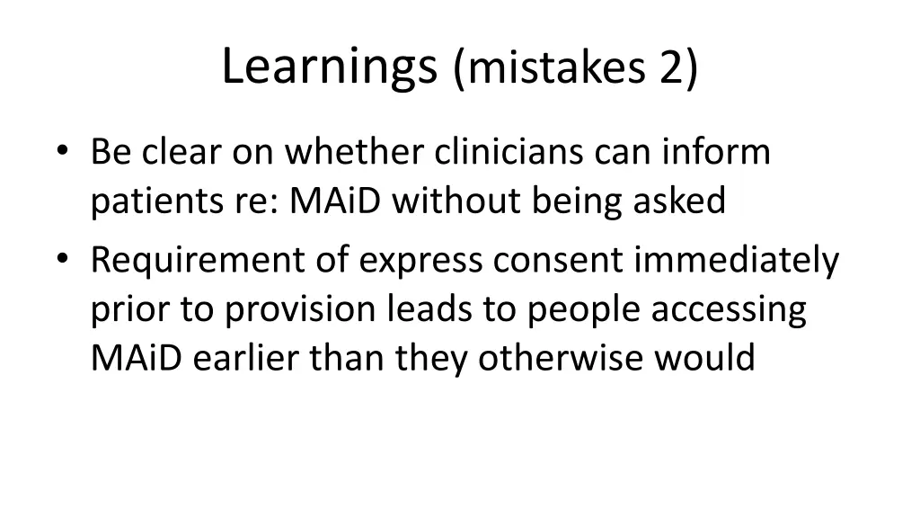 learnings mistakes 2