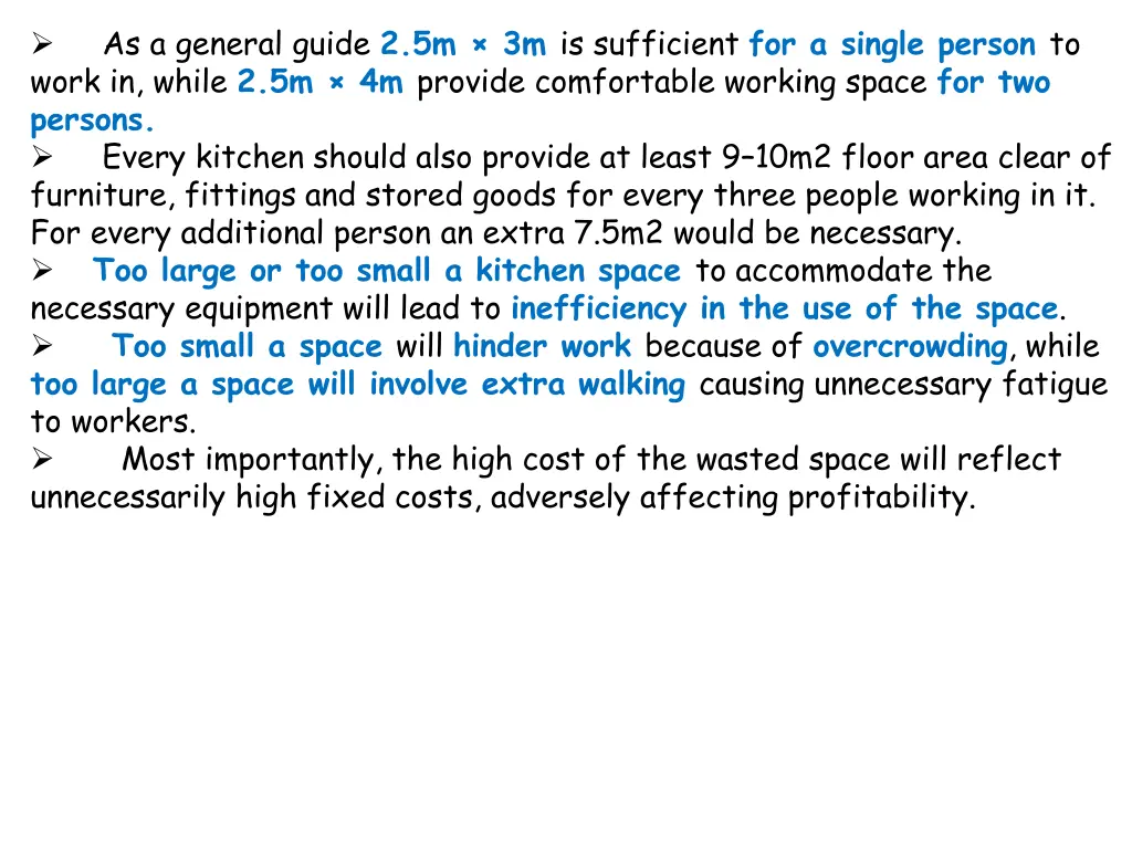 as a general guide 2 5m 3m is sufficient