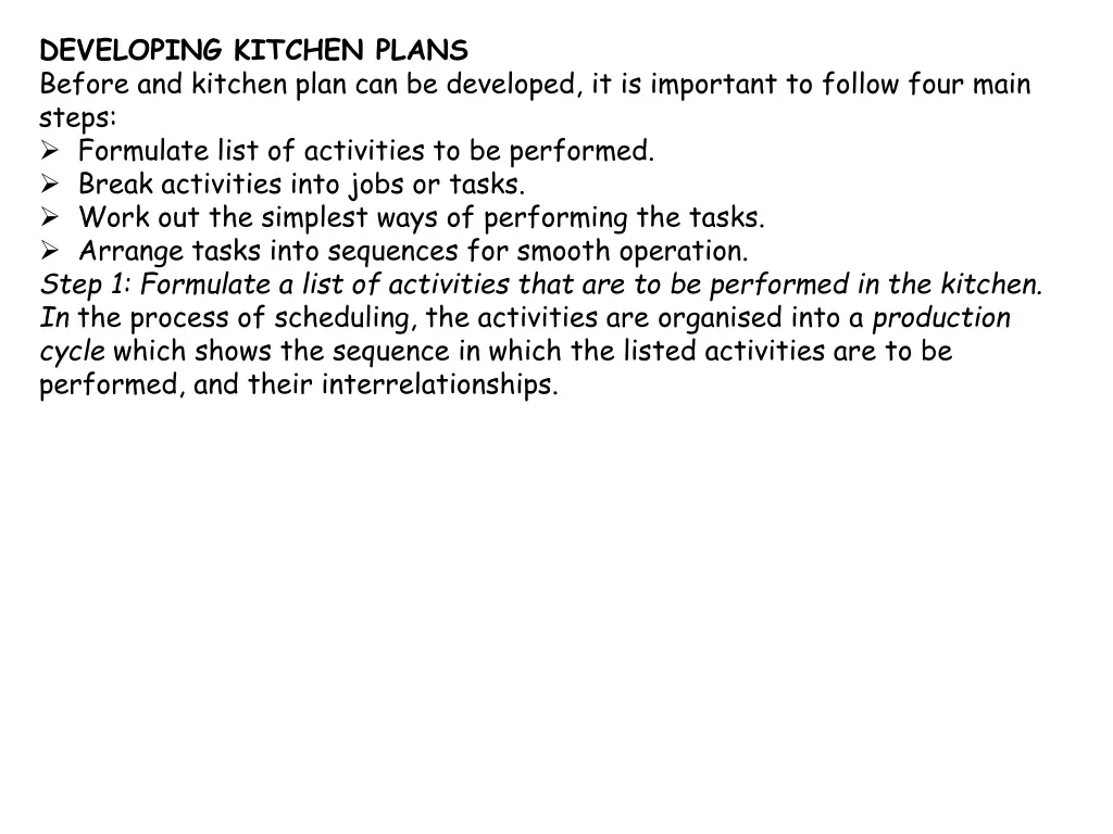 developing kitchen plans before and kitchen plan