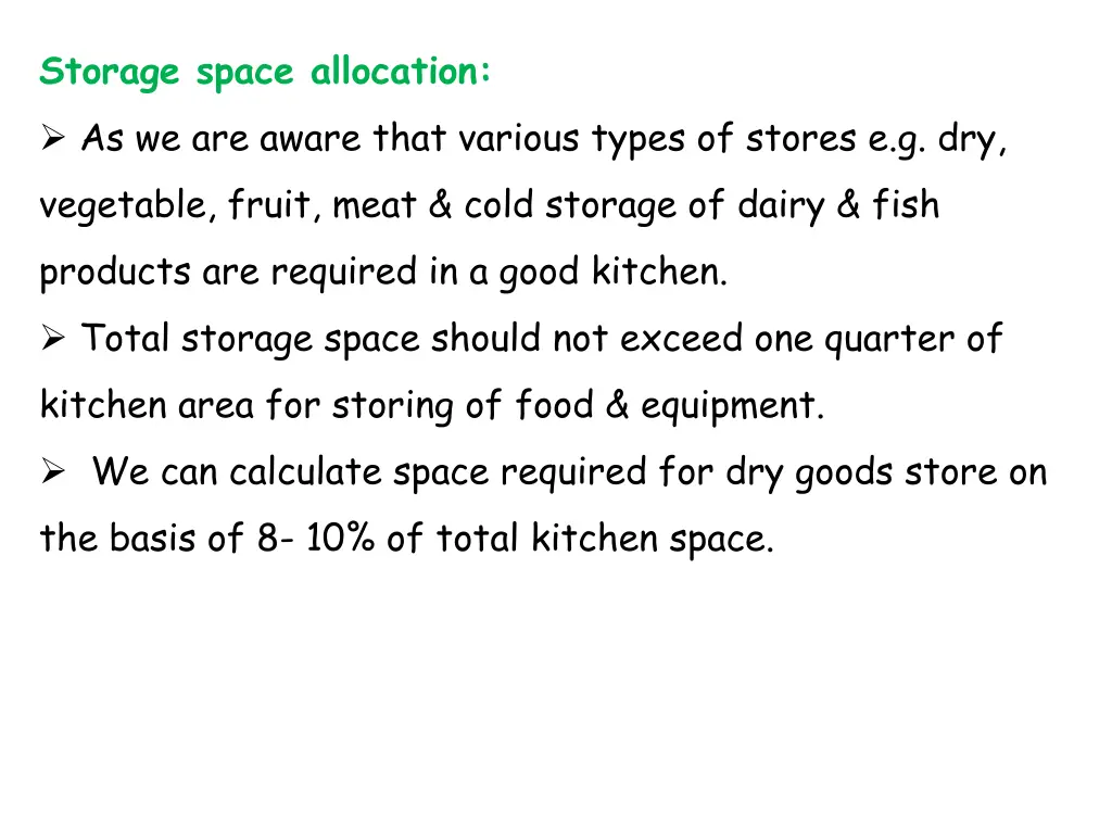 storage space allocation as we are aware that