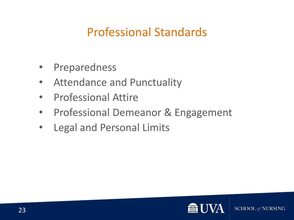 professional standards