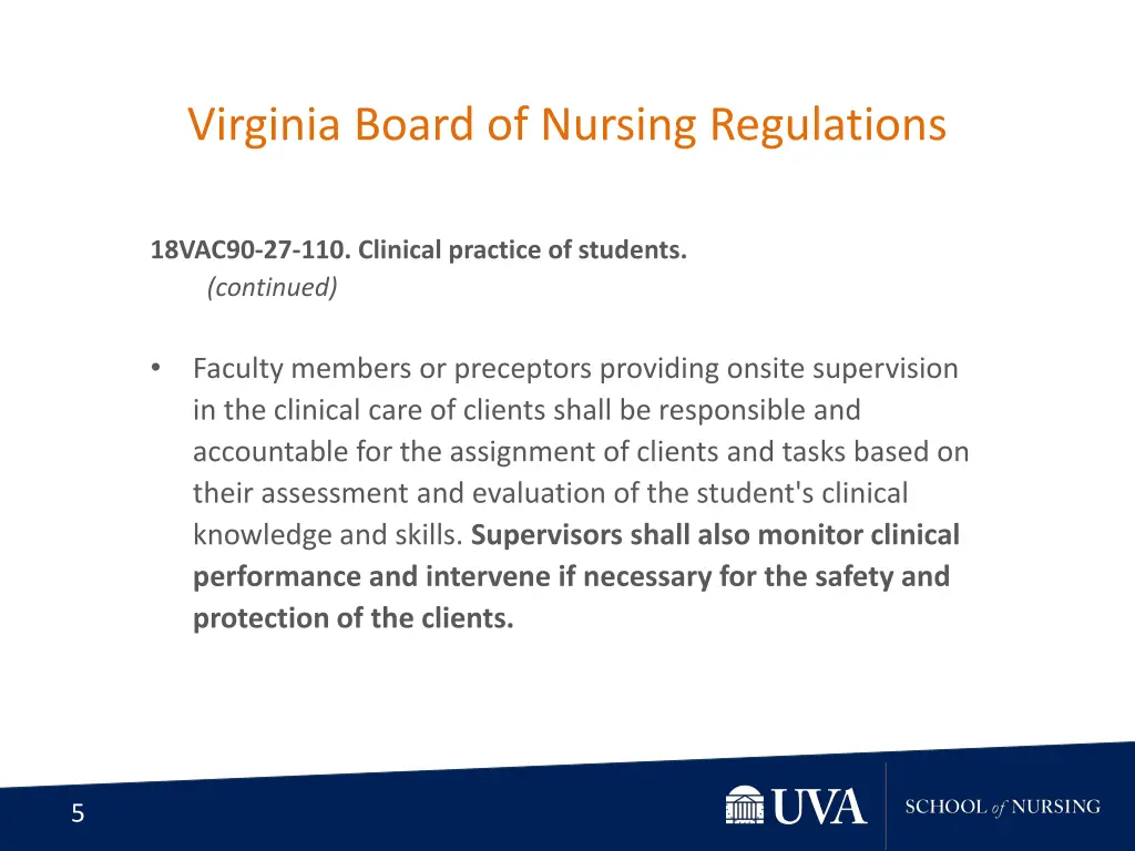 virginia board of nursing regulations 1