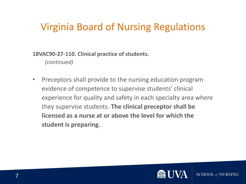 virginia board of nursing regulations 3