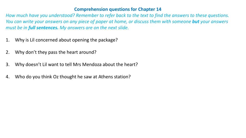 comprehension questions for chapter 14