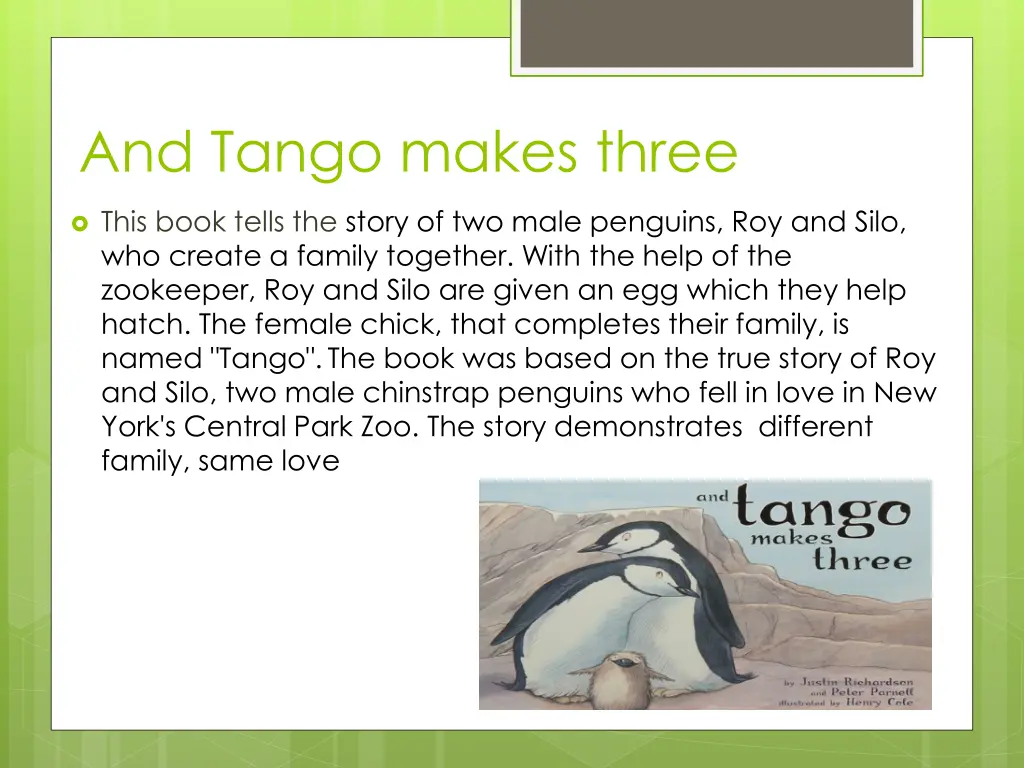 and tango makes three