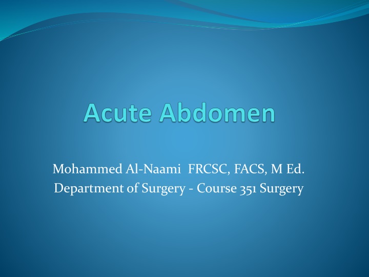 mohammed al naami frcsc facs m ed department