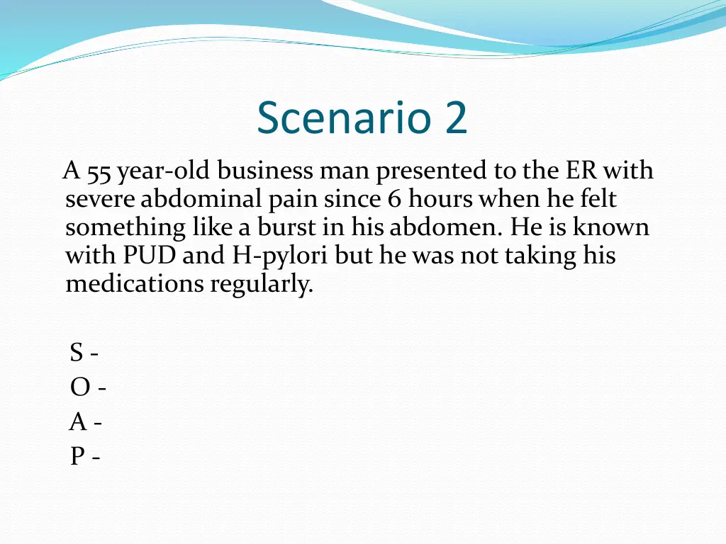 scenario 2