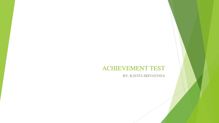 achievement test