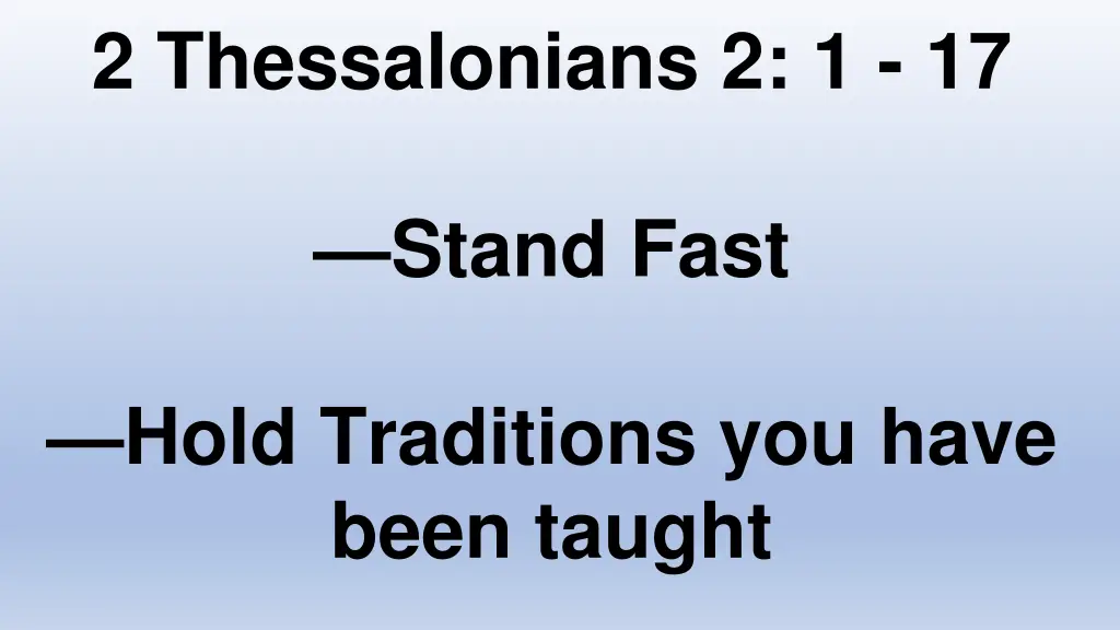 2 thessalonians 2 1 17