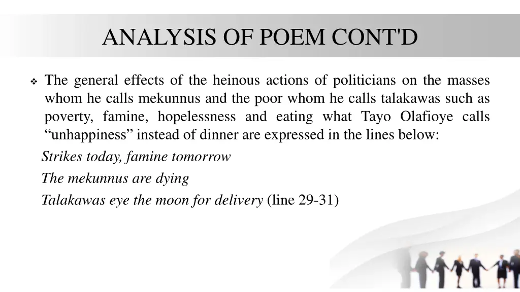 analysis of poem cont d