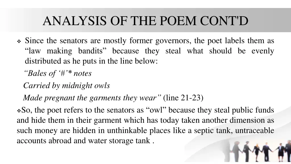 analysis of the poem cont d 1