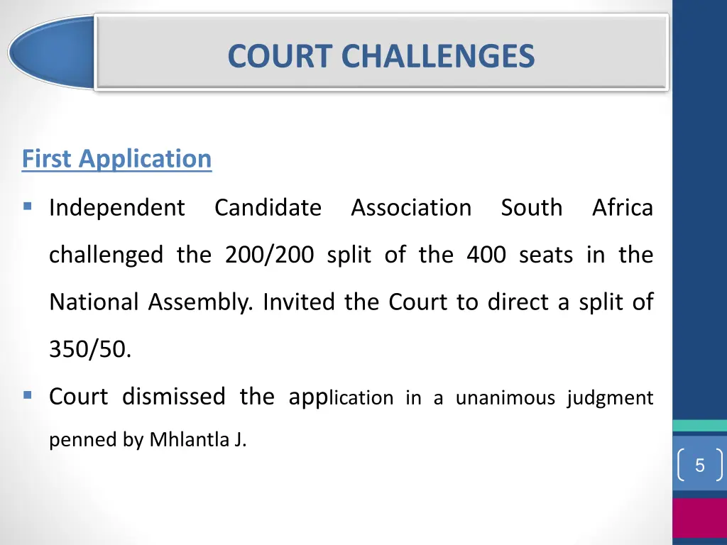 court challenges 1