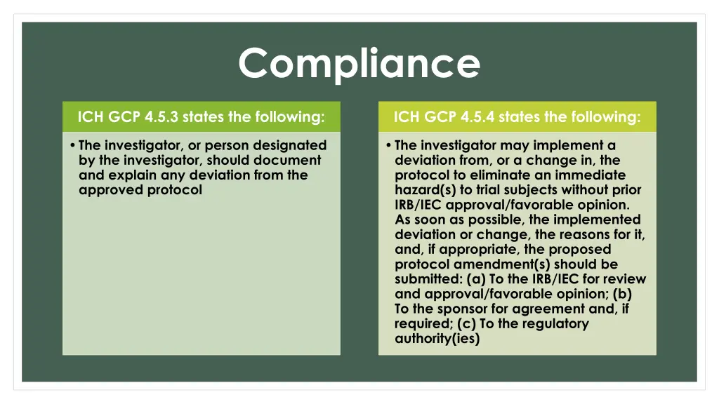 compliance 1