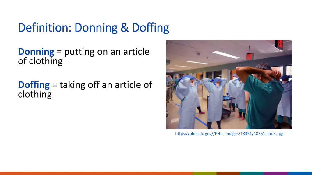 definition donning doffing definition donning