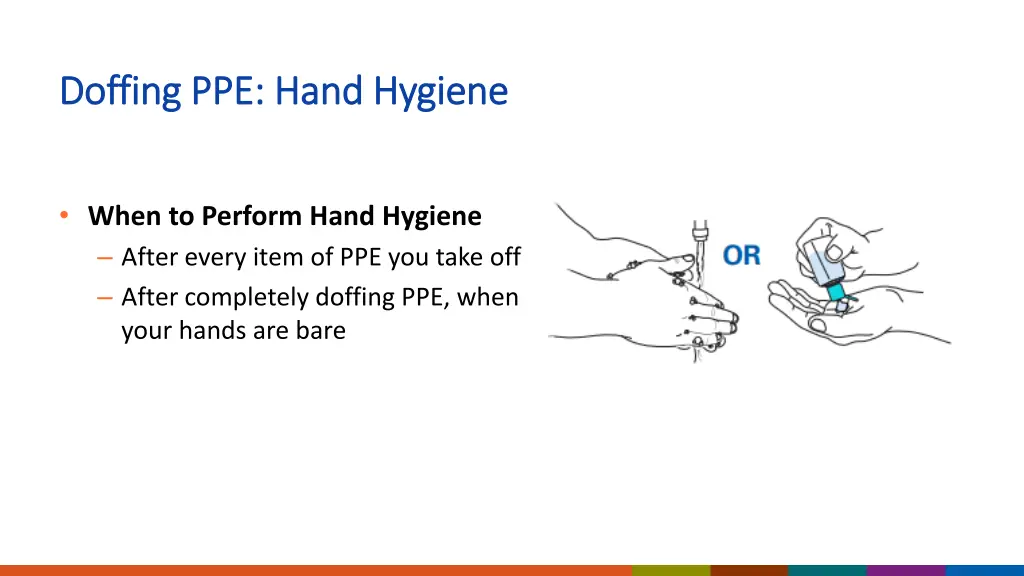 doffing ppe hand hygiene doffing ppe hand hygiene