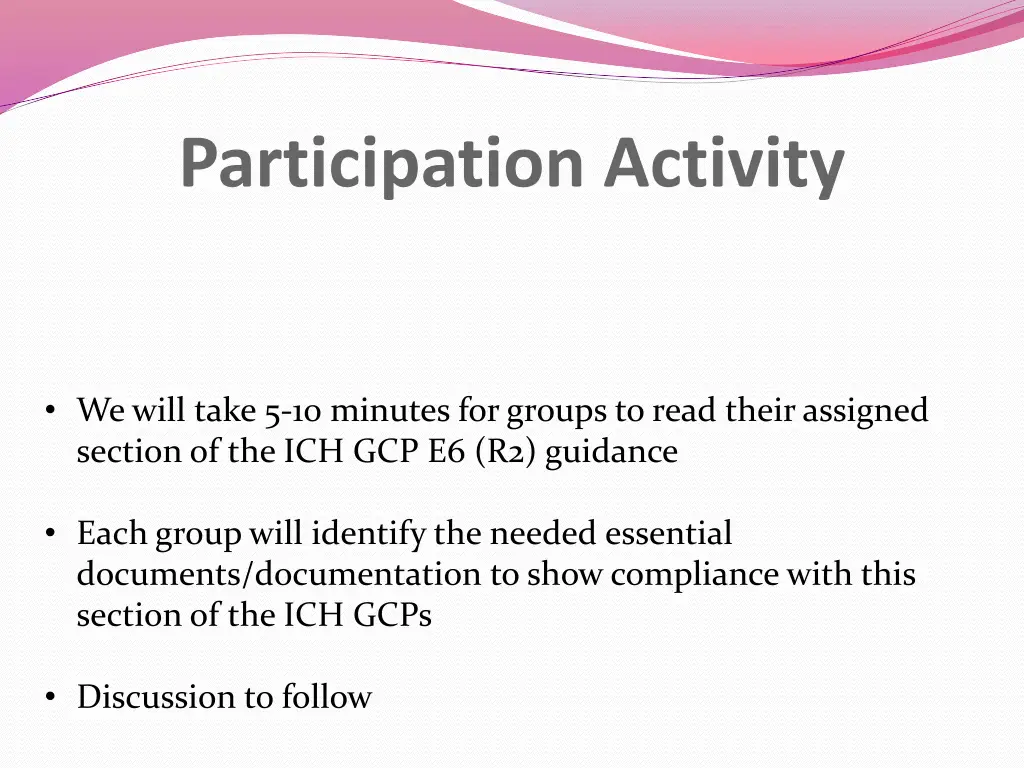 participation activity