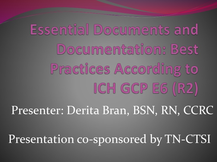 presenter derita bran bsn rn ccrc