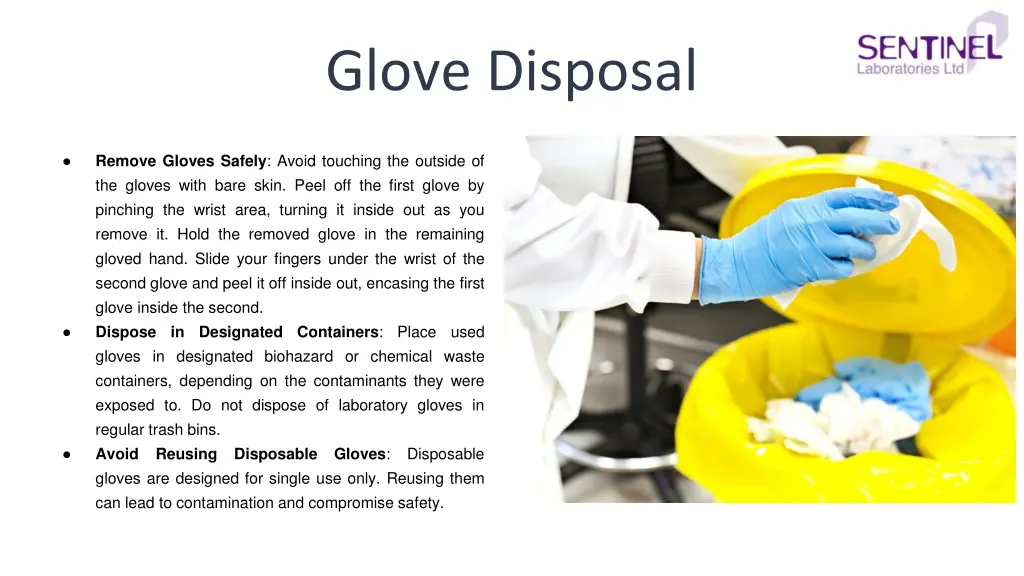 glove disposal