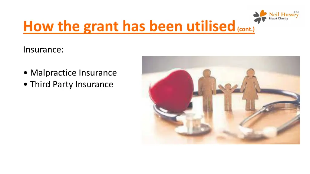 how the grant has been utilised cont 3