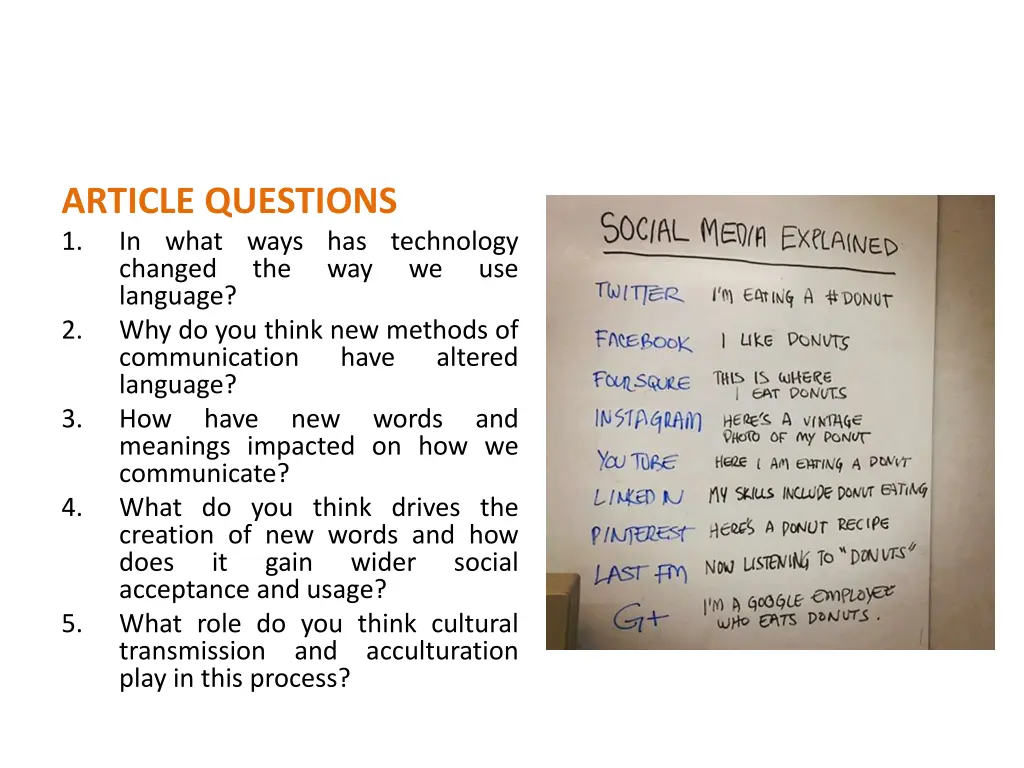 article questions 1 in what ways has technology