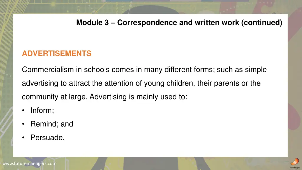 module 3 correspondence and written work continued 5