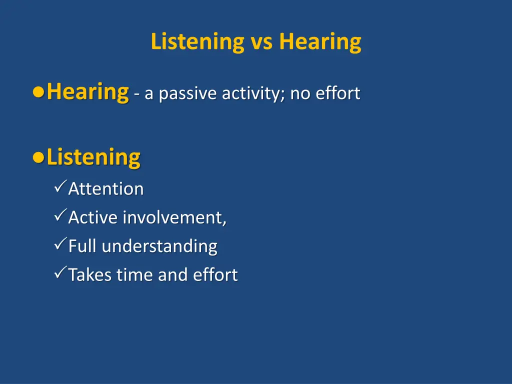 listening vs hearing