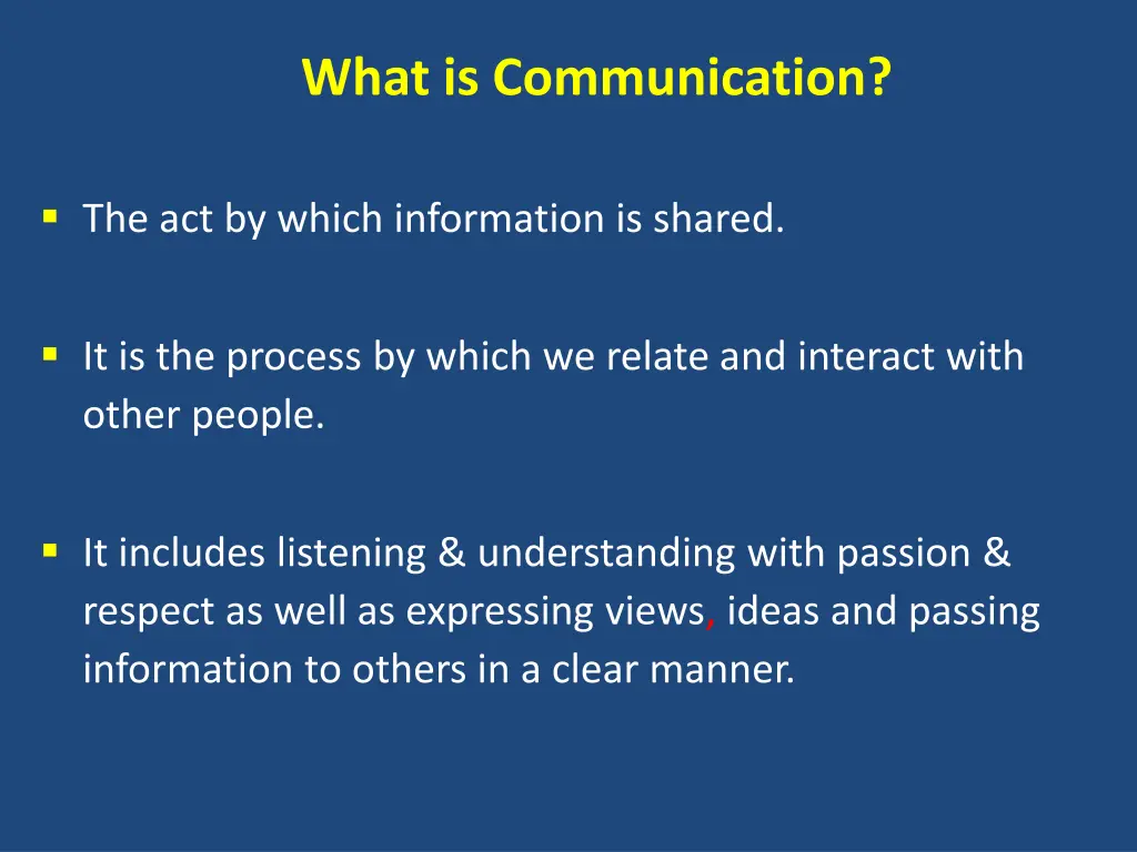 what is communication