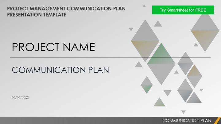 project management communication plan