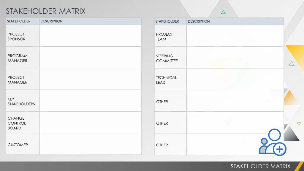 stakeholder matrix