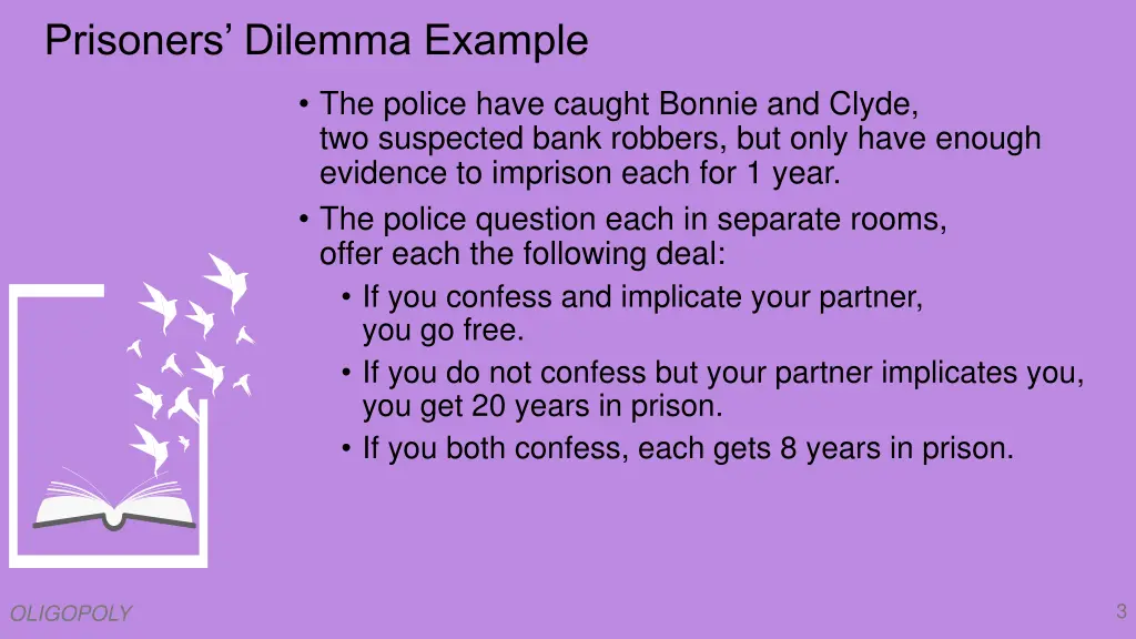 prisoners dilemma example