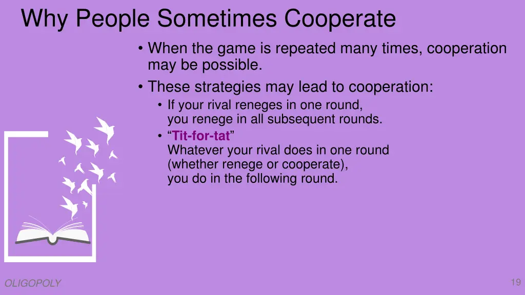 why people sometimes cooperate