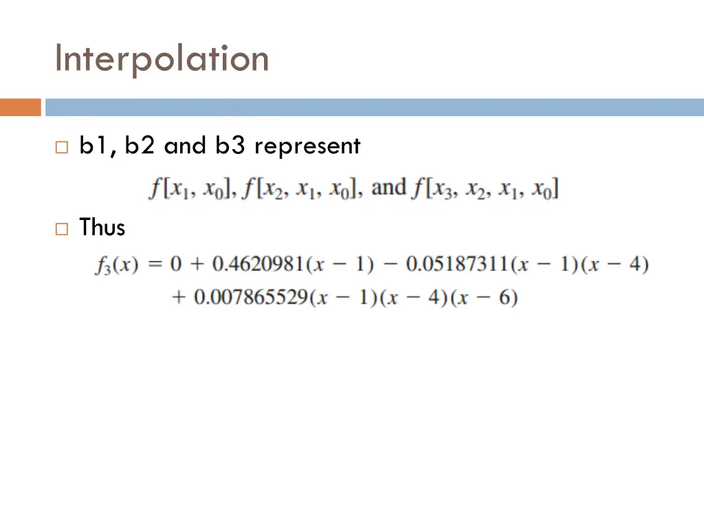 interpolation 11