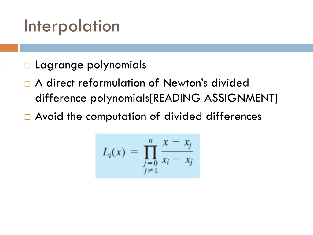 interpolation 12