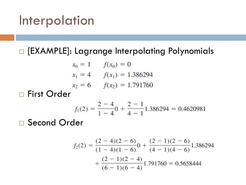 interpolation 13